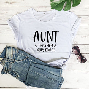 Ladies Cool Aunt Printed T-Shirt