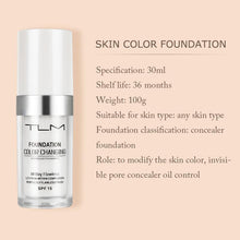 Load image into Gallery viewer, 30ml TLM Colour Changing Hydrating Long Lasting Foundation Cream