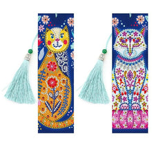 Load image into Gallery viewer, 2PCS/Set DIY Decorative Diamond Painting Bookmarks With Tassel