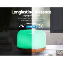 Load image into Gallery viewer, Devanti Aroma Diffuser Aromatherapy Humidifier 500ml
