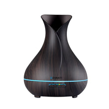 Load image into Gallery viewer, Devanti Aroma Diffuser Aromatherapy Dark Wood 400ml