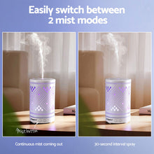 Load image into Gallery viewer, Devanti Ultrasonic Aroma Diffuser Aromatherapy 100ml LED Lights Iron Humidifier Forest