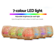 Load image into Gallery viewer, Devanti Aroma Diffuser Aromatherapy Wood Grain 400ml