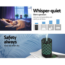 Load image into Gallery viewer, Devanti Aroma Diffuser Aromatherapy Black 100ml