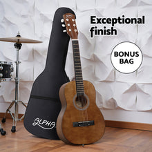 Load image into Gallery viewer, Alpha 31&quot; Steel String Acoustic Guitar Portable