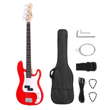 Load image into Gallery viewer, Alpha Electric Guitar Bass  47 Inch Red