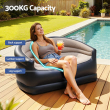 Load image into Gallery viewer, Gardeon Outdoor Air Sofa Inflatable Couch Two-Seater Lounge Chair with Pump Blow Up Couches for Camping