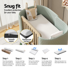 Load image into Gallery viewer, 13cm Giselle Baby Cot Mattress Gel Foam