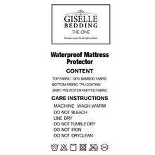 Load image into Gallery viewer, Giselle Bedding Mattress Protector Double