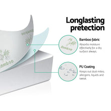 Load image into Gallery viewer, Giselle Bedding Mattress Protector Bamboo King