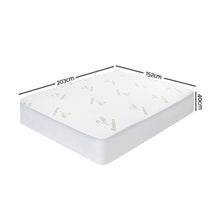 Load image into Gallery viewer, Giselle Bedding Mattress Protector Bamboo Queen