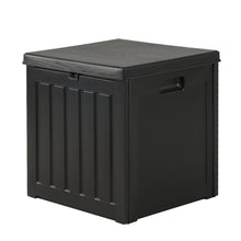 Load image into Gallery viewer, Gardeon Outdoor Storage Box 80L Container Lockable Garden Toy Tool Shed Black
