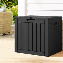 Load image into Gallery viewer, Gardeon Outdoor Storage Box 118L Container Lockable Garden Toy Tool Shed Black