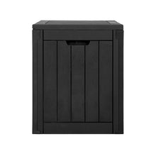 Load image into Gallery viewer, Gardeon Outdoor Storage Box 118L Container Lockable Garden Toy Tool Shed Black