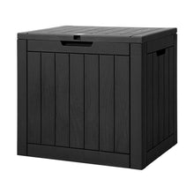 Load image into Gallery viewer, Gardeon Outdoor Storage Box 118L Container Lockable Garden Toy Tool Shed Black