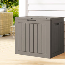 Load image into Gallery viewer, Gardeon Outdoor Storage Box 118L Container Lockable Garden Toy Tool Shed Grey