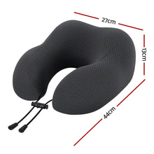 Load image into Gallery viewer, Giselle Bedding Travel Neck Pillow U-Shape Support Memory Foam Plane Car Cushion
