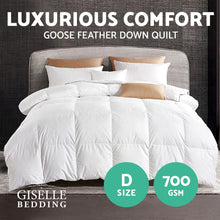 Load image into Gallery viewer, Giselle Bedding 700GSM Goose Down Feather Quilt - DOUBLE SIZE