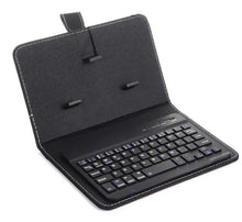 Load image into Gallery viewer, Mobile Bluetooth Wireless Keyboard - Leather Case