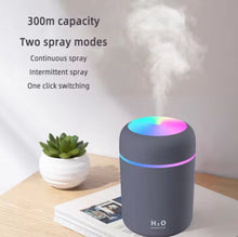 Load image into Gallery viewer, 300ml Mini Portable Ultrasonic Air Humidifer/Oil Diffuser - USB Mist Maker