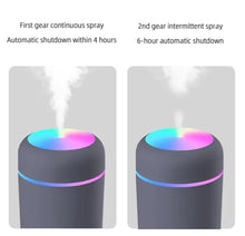 Load image into Gallery viewer, 300ml Mini Portable Ultrasonic Air Humidifer/Oil Diffuser - USB Mist Maker