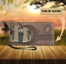 Load image into Gallery viewer, Womens Long Clutch/Purse/Wallet - Personalised Owl Print