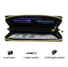 Load image into Gallery viewer, Womens Long Clutch/Purse/Wallet - Personalised Owl Print