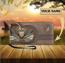 Load image into Gallery viewer, Womens Long Clutch/Purse/Wallet - Personalised Owl Print