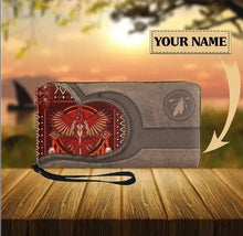 Load image into Gallery viewer, Womens Long Clutch/Purse/Wallet - Personalised Owl Print