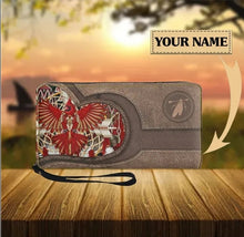 Load image into Gallery viewer, Womens Long Clutch/Purse/Wallet - Personalised Owl Print