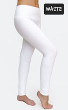 Load image into Gallery viewer, A pair of plain white leggings