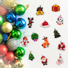 Load image into Gallery viewer, 30pcs Mini Christmas Ornaments for Mini Tree Decorations Small Christmas Ornaments Resin Miniatures for Craft Christmas Decor