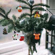 Load image into Gallery viewer, 60pcs Mini Christmas Ornaments for Mini Tree Decorations Small Christmas Ornaments Resin Miniatures for Craft Christmas Decor