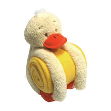 Load image into Gallery viewer, Baby Yellow Blanket with Toy Duckling