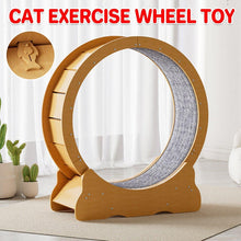 Load image into Gallery viewer, Cat Exercise Wheel Toy - Running Treadmill Exerciser Scratcher Board