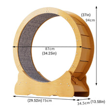 Load image into Gallery viewer, Cat Exercise Wheel Toy - Running Treadmill Exerciser Scratcher Board