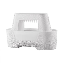 Load image into Gallery viewer, White 300ml Ultrasonic Aroma Diffuser with Cracked Light Design - Cool Mist Humidifier for Home and Office