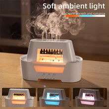 Load image into Gallery viewer, White 300ml Ultrasonic Aroma Diffuser with Cracked Light Design - Cool Mist Humidifier for Home and Office