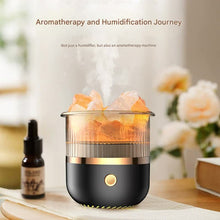 Load image into Gallery viewer, Crystal Humidifier with LED Light - Aromatherapy Diffuser for Home Relaxation(black)