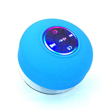 Load image into Gallery viewer, IPX4 Waterproof Bluetooth Shower Speaker with Suction Cup &amp; LED Lights - Hands-Free Calling(blue)