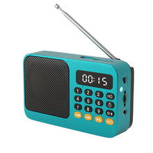 Load image into Gallery viewer, Portable Digital Music Player &amp; FM Radio,4 Playback Modes, LED Flashlight(Blue)
