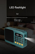 Load image into Gallery viewer, Portable Digital Music Player &amp; FM Radio,4 Playback Modes, LED Flashlight(White)