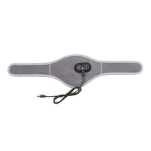 Load image into Gallery viewer, Dark Grey Heated Vibrating Neck Wrap - USB Powered Massager for Soothing Pain Relief with 3 Heat &amp; 3 Vibration Modes