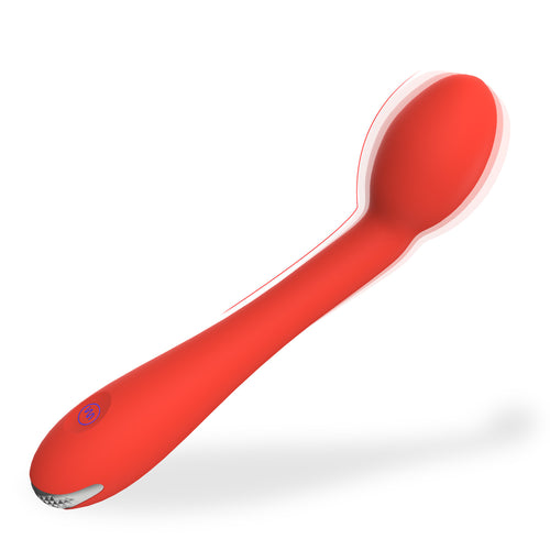 Red G-Spot Vibrator with 12 Vibration Modes - Unisex Pleasure Toy