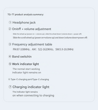 Load image into Gallery viewer, Golden JOC TG-77 Multi-Band Rechargeable Radio for Seniors - Automatic Channel Search, FM/AM/SW Bands