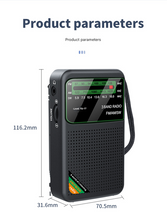 Load image into Gallery viewer, Golden JOC TG-77 Multi-Band Rechargeable Radio for Seniors - Automatic Channel Search, FM/AM/SW Bands