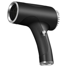 Load image into Gallery viewer, Black Ultra-Lightweight Ionic Cordless Hair Dryer, USB Rechargeable Portable Blow Dryer with Cool Air for Travel &amp; Home