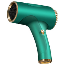 Load image into Gallery viewer, Green Ultra-Lightweight Ionic Cordless Hair Dryer, USB Rechargeable Portable Blow Dryer with Cool Air for Travel &amp; Home