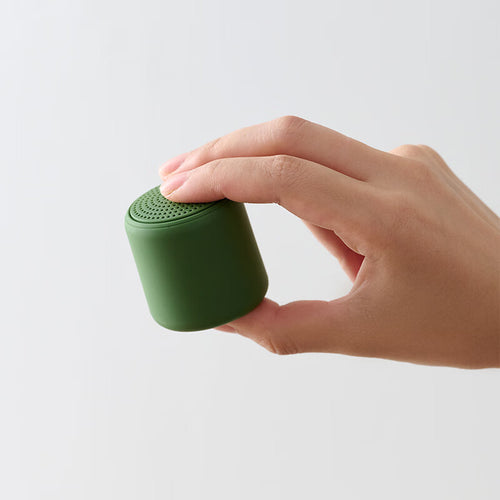 Green Mini Portable Bluetooth Speaker - Compact Wireless Speaker with Rich Bass & Dual Sound Modes