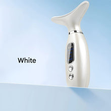 Load image into Gallery viewer, Multi-Functional Neck &amp; Face Beauty Massager - Constant Heat, Ion Infusion &amp; Sonic Vibration(white)